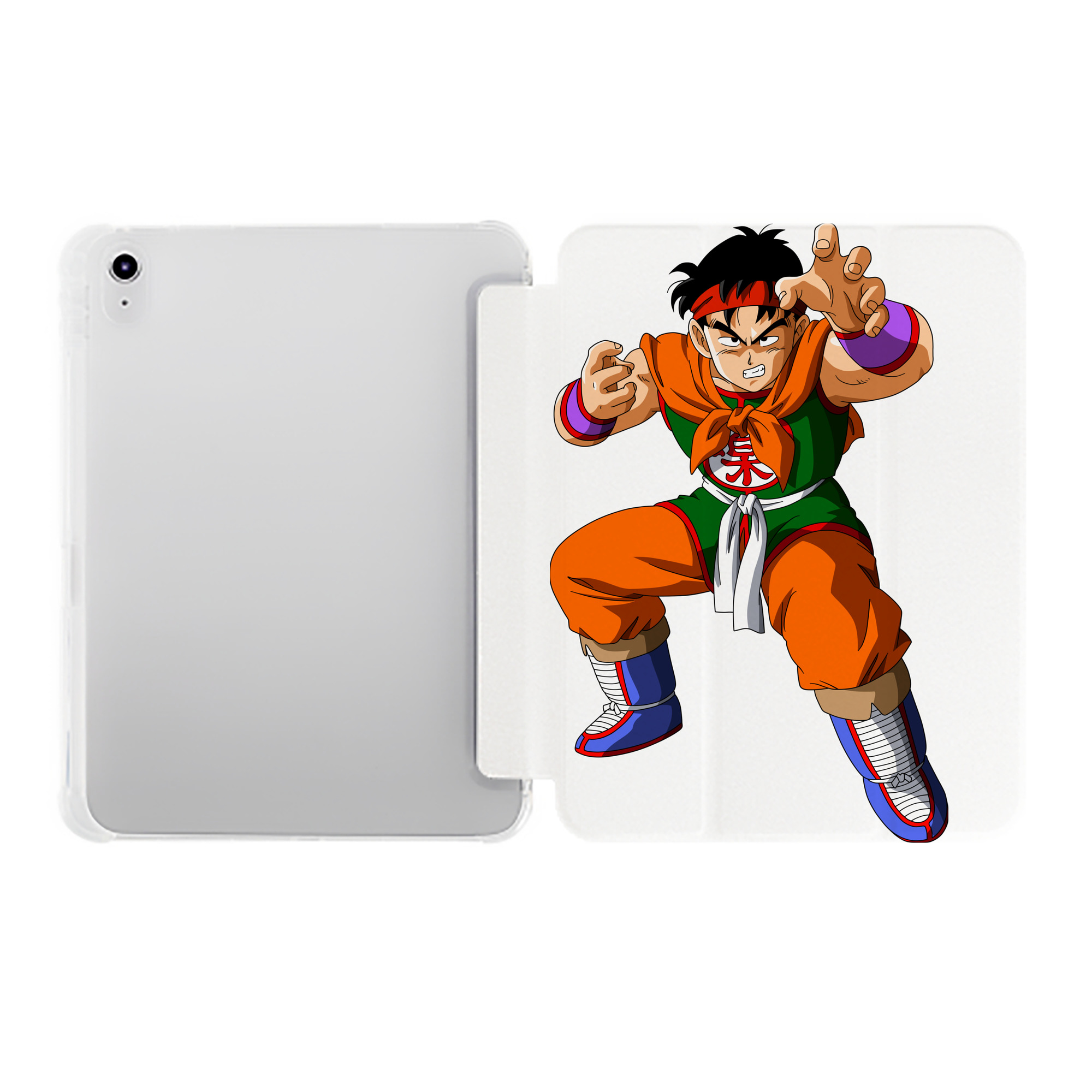（画像用） ドラゴンボール DRAGON BALL IPad ケース ペン収納付き 三つ折りスタンド PUレザー×シリコン 対応機種9.5/10.5/10.9インチ